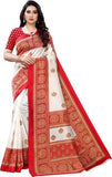 Delicate Printed Art Silk Saree